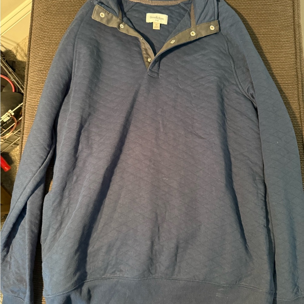 Goodfellow & Co Blue Button-Up Shirt